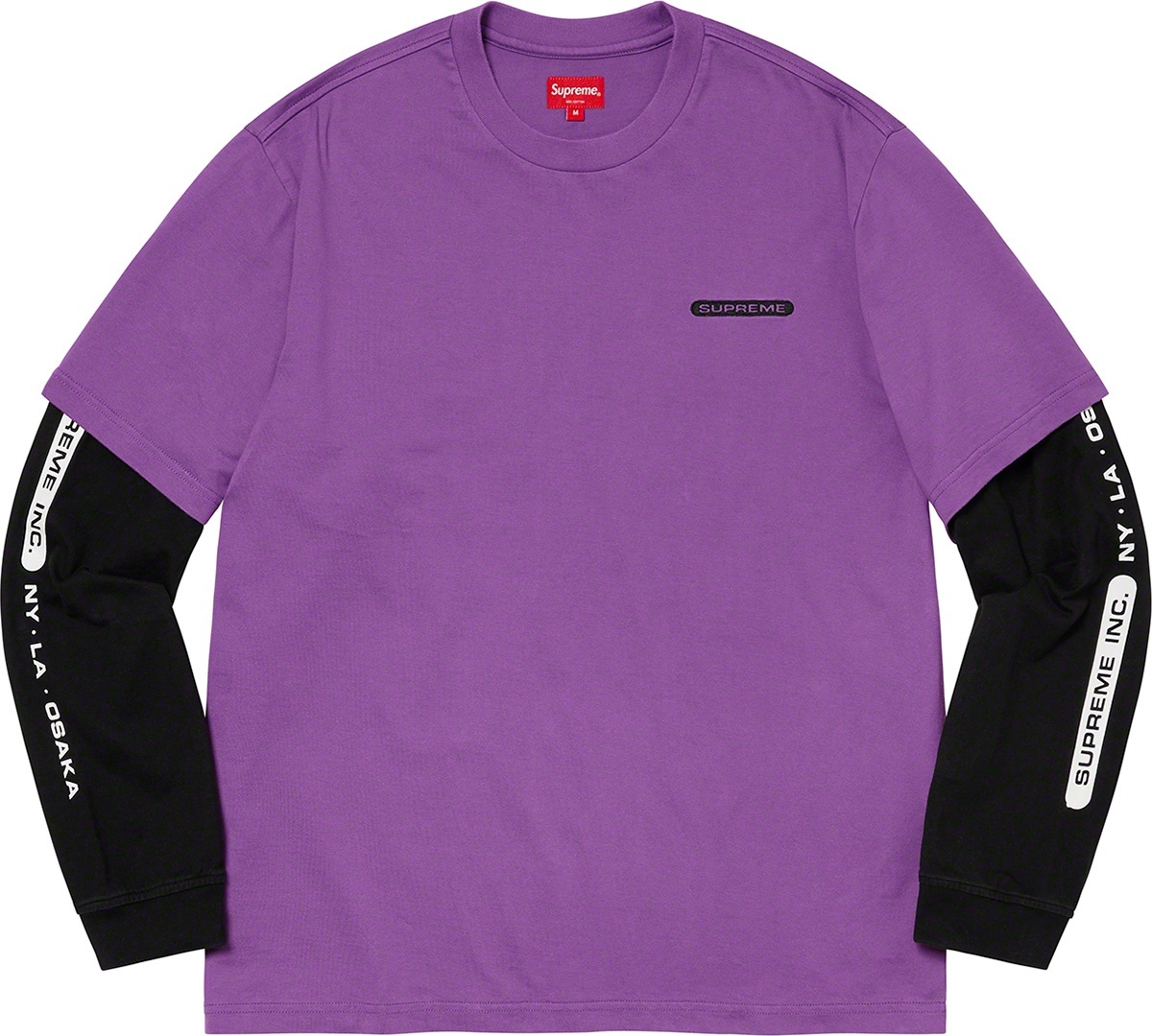 Supreme Inc. Paneled L/S Top view 2